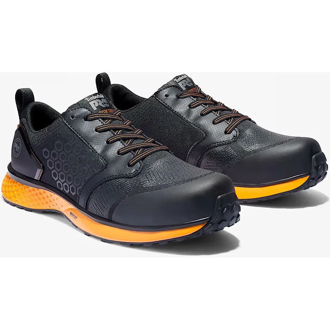 Timberland Pro Men's Reaxion Comp Toe Sneaker Work Boot- Black- TB1A2123001