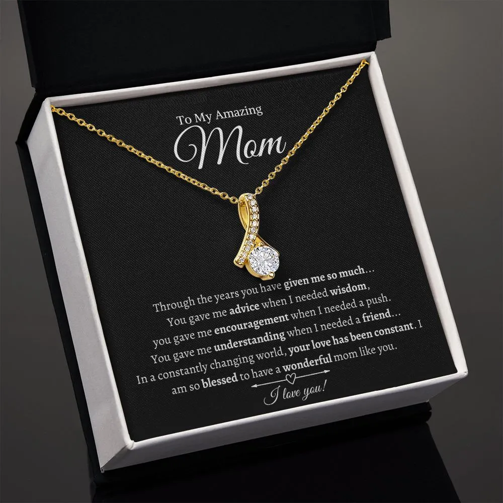To My Amazing Mom | Alluring Beauty Necklace
