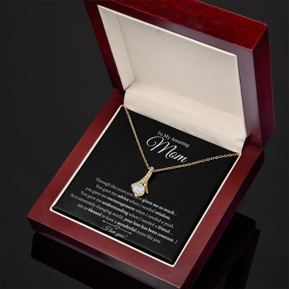 To My Amazing Mom | Alluring Beauty Necklace