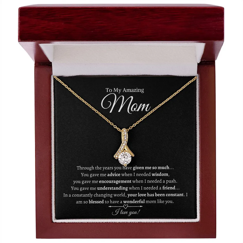 To My Amazing Mom | Alluring Beauty Necklace