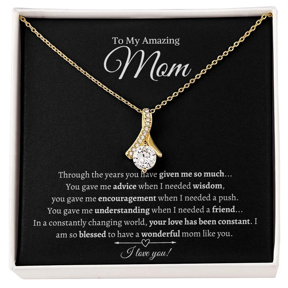 To My Amazing Mom | Alluring Beauty Necklace
