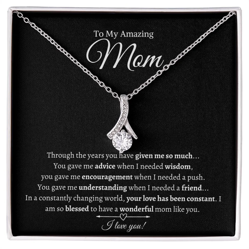 To My Amazing Mom | Alluring Beauty Necklace