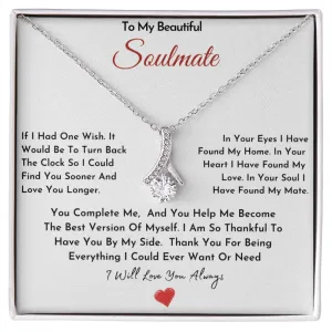 To My Beautiful Soulmate Necklace