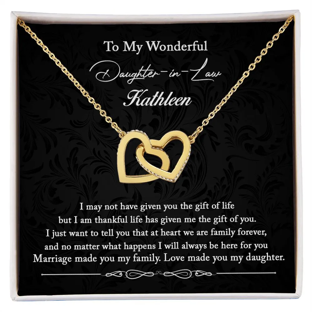 To My Daughter-In-Law Gift On Wedding Day, Future Daughter In Law Rehearsal Dinner Gift For Bride From Mother In Law