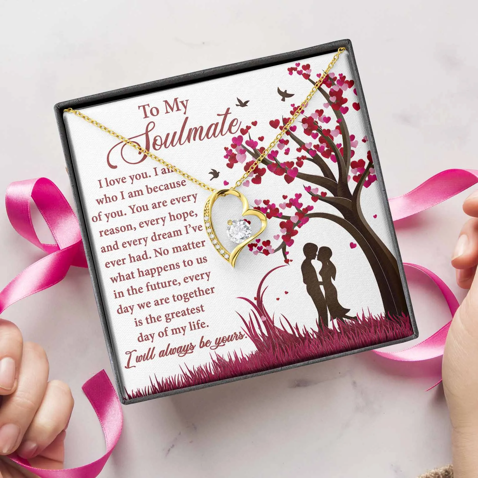 To My Soulmate You Are Every Reason | Forever Love Necklace