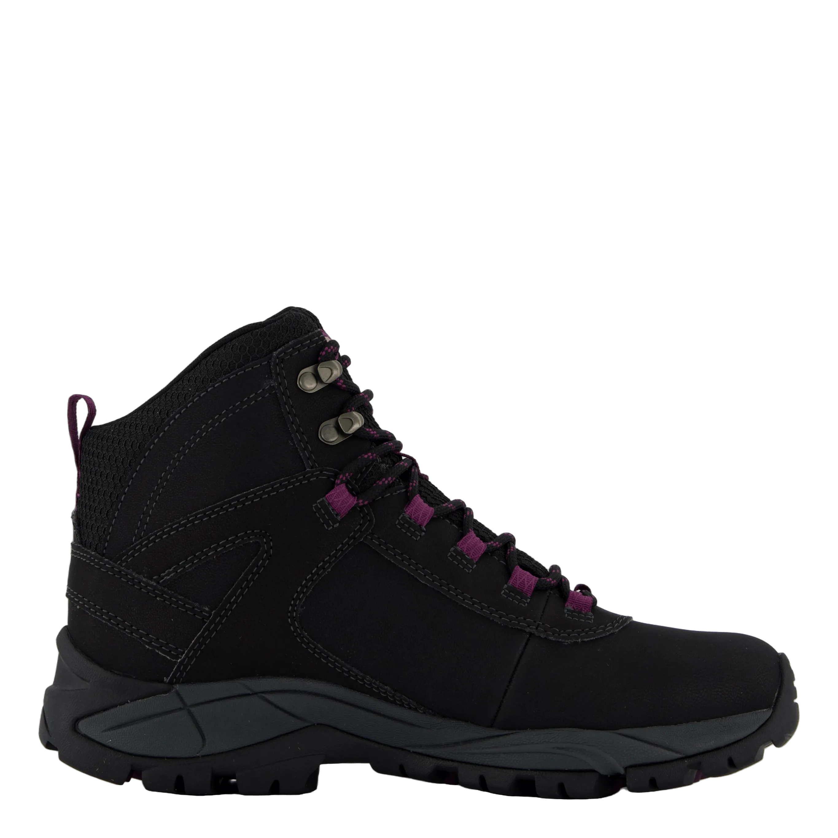 Vego Mid Leather WTPF Black/Gloxinia