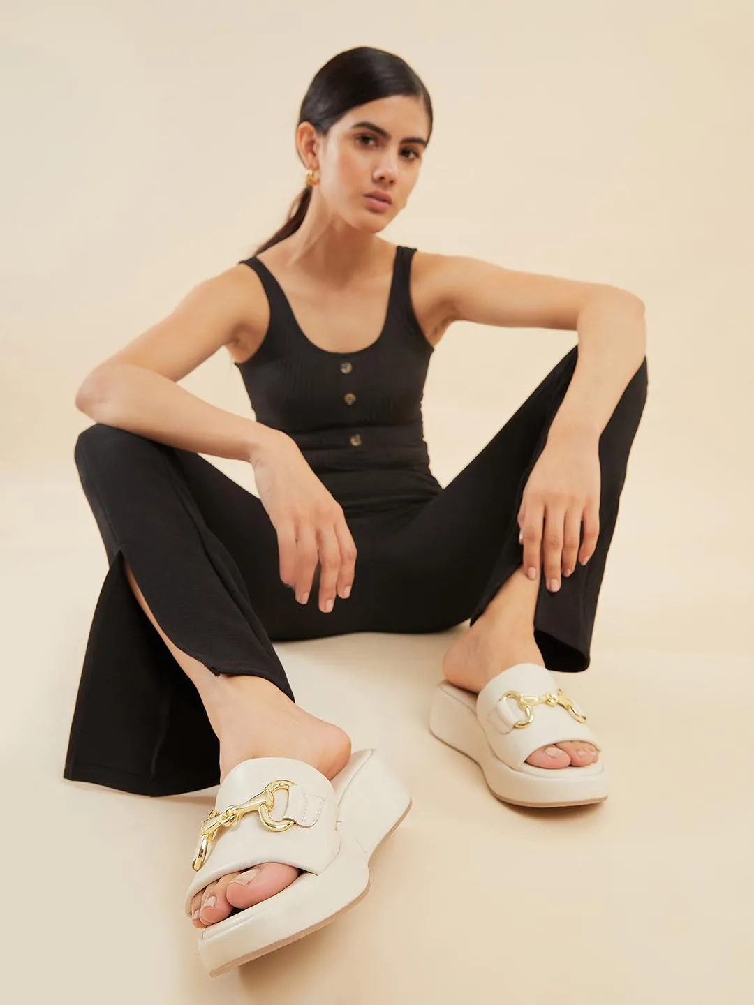 Venezia Leather Wedge