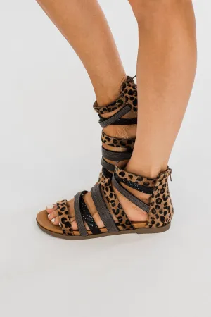 Very G Phoenix Sandals- Tan Leopard