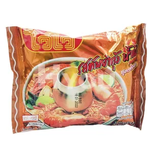 Wai Wai Creamy Tom Yum Shrimp Soup Flavour Noodles 60g ~ 维维 方便面 酸辣小虾味 60g