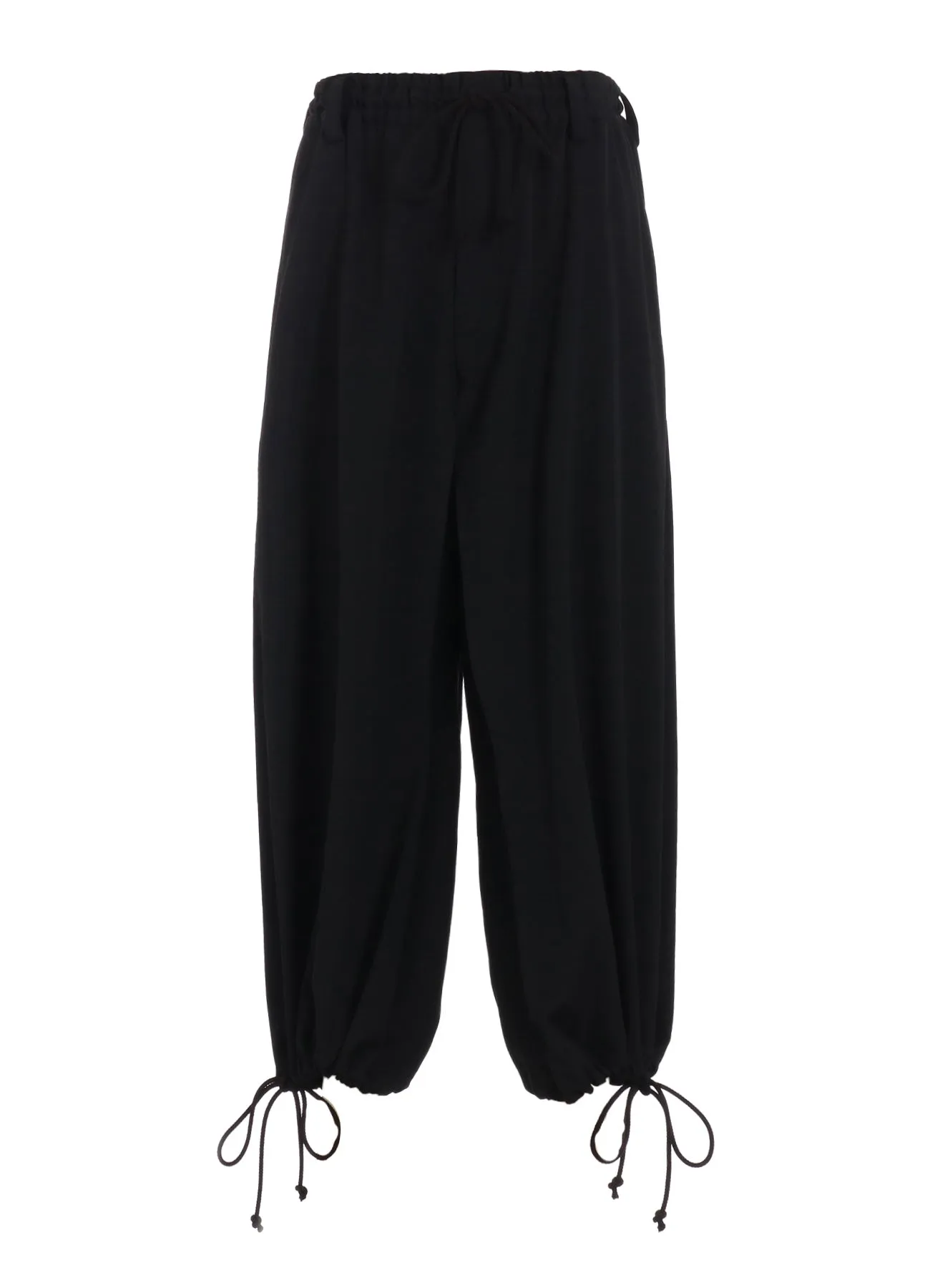 WASHER WOOL GABARDINE HAKAMA BALLOON PANTS