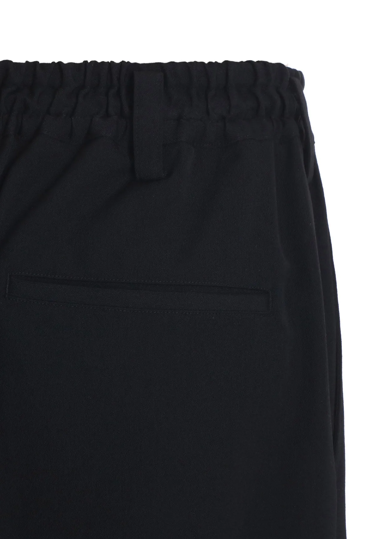 WASHER WOOL GABARDINE HAKAMA BALLOON PANTS