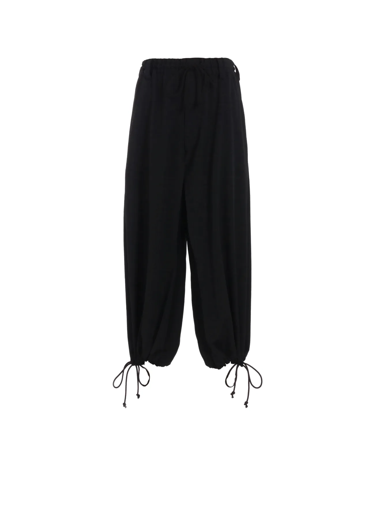 WASHER WOOL GABARDINE HAKAMA BALLOON PANTS