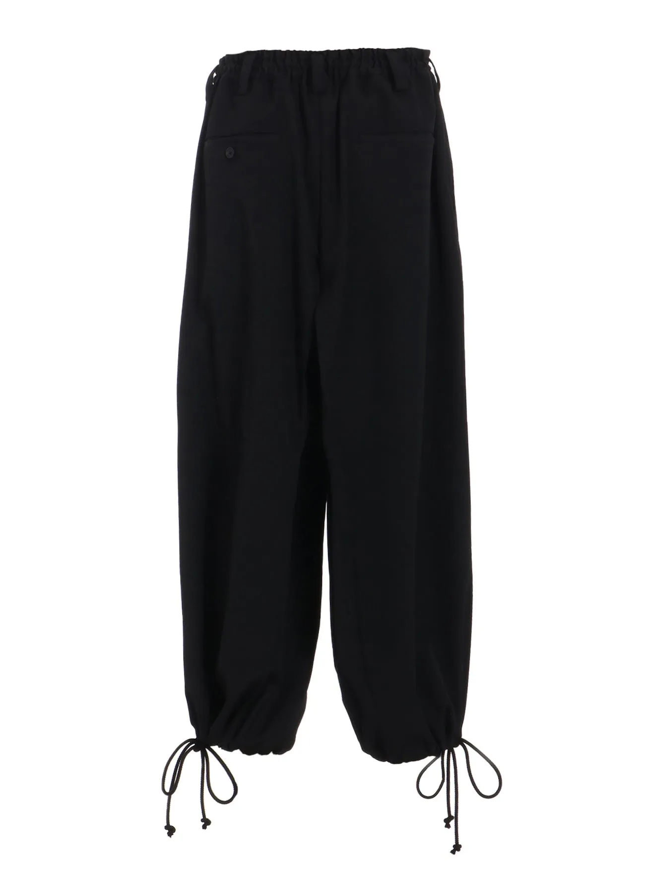 WASHER WOOL GABARDINE HAKAMA BALLOON PANTS