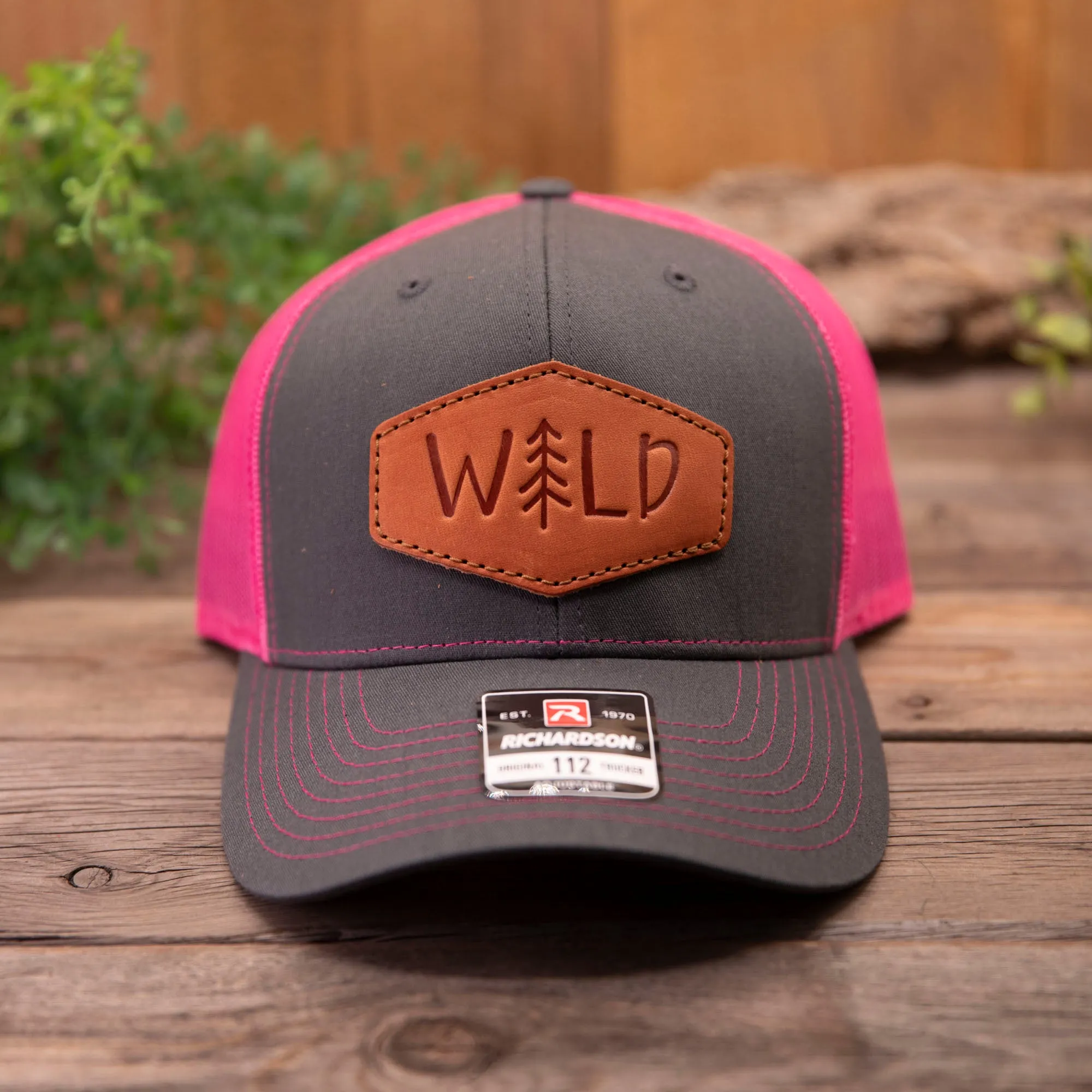 Wild Leather Patch Hat
