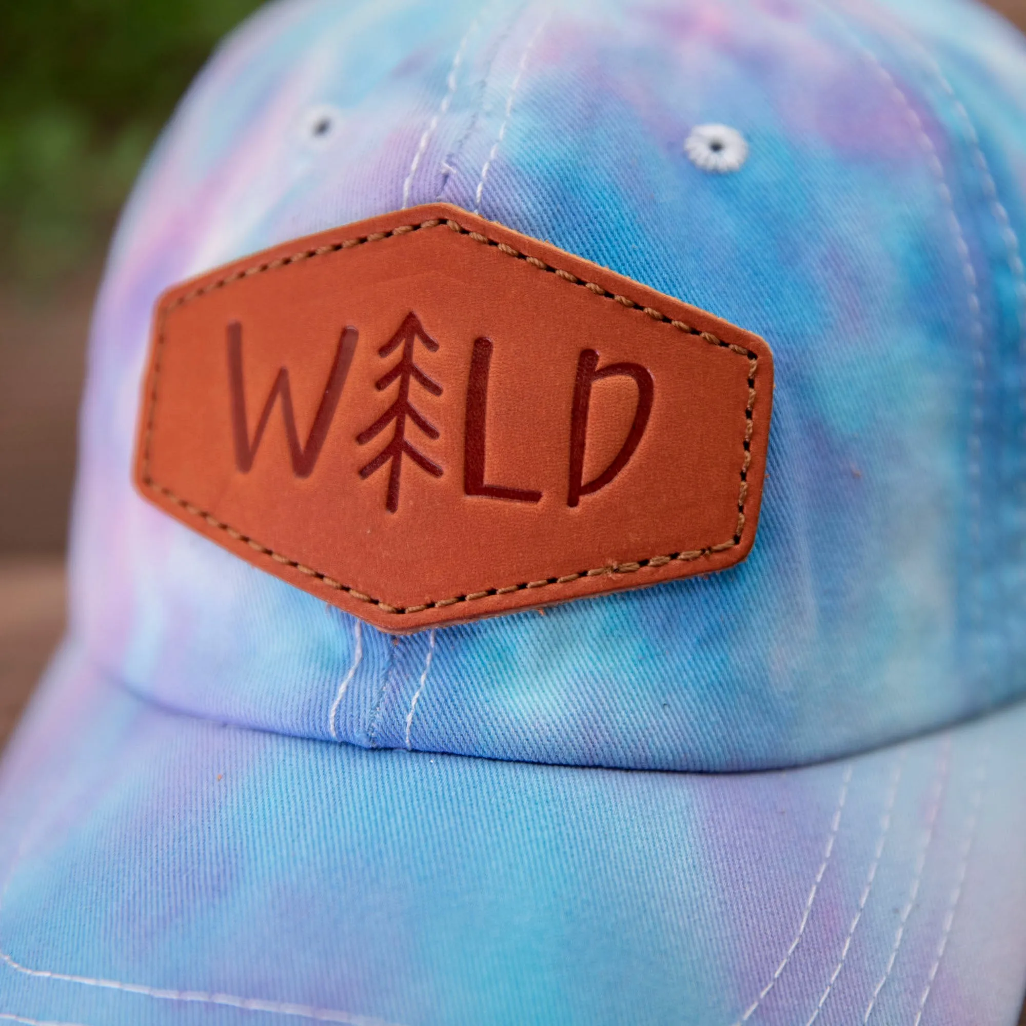 Wild Leather Patch Hat