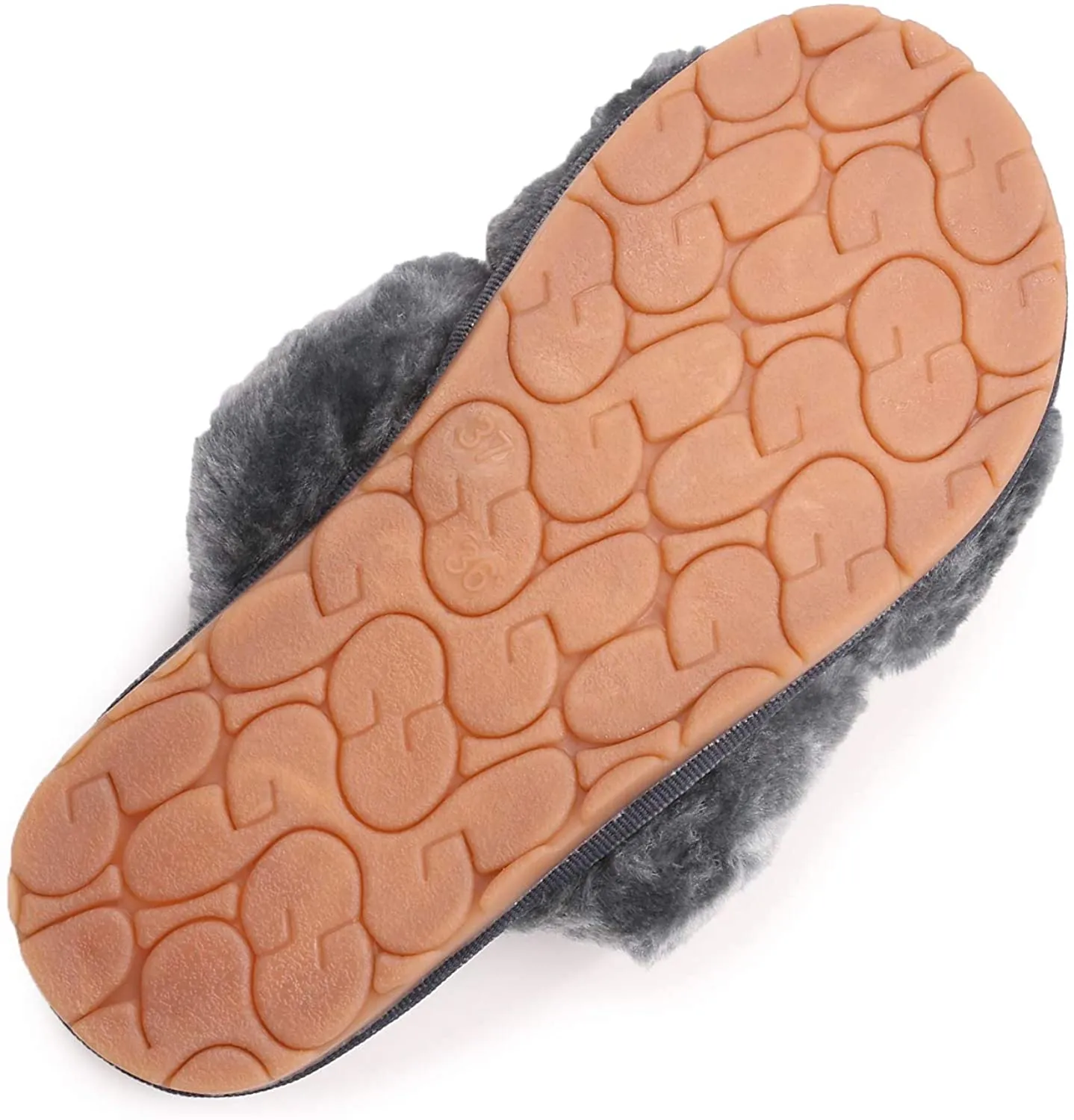Women's Fuzzy Slippers（Grey）