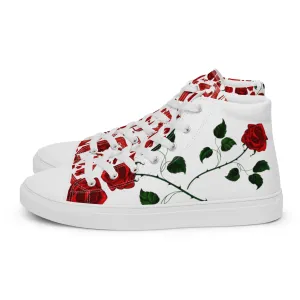 Women’s high top canvas shoes 'Love yourself'
