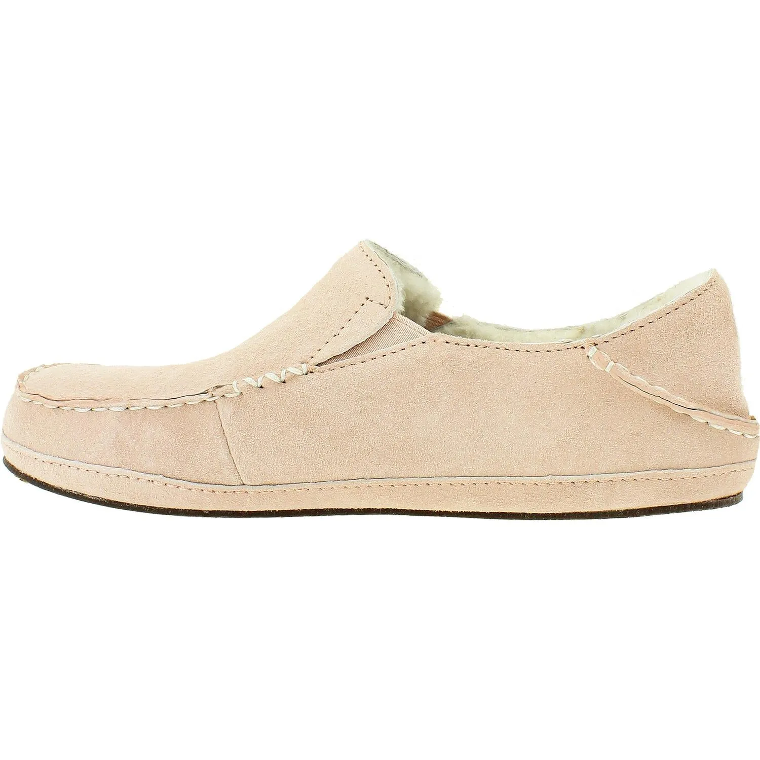 Women's OluKai Nohea Slipper Coral Rose Nubuck