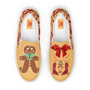 Women’s slip-on canvas shoes 'Ginger bread'