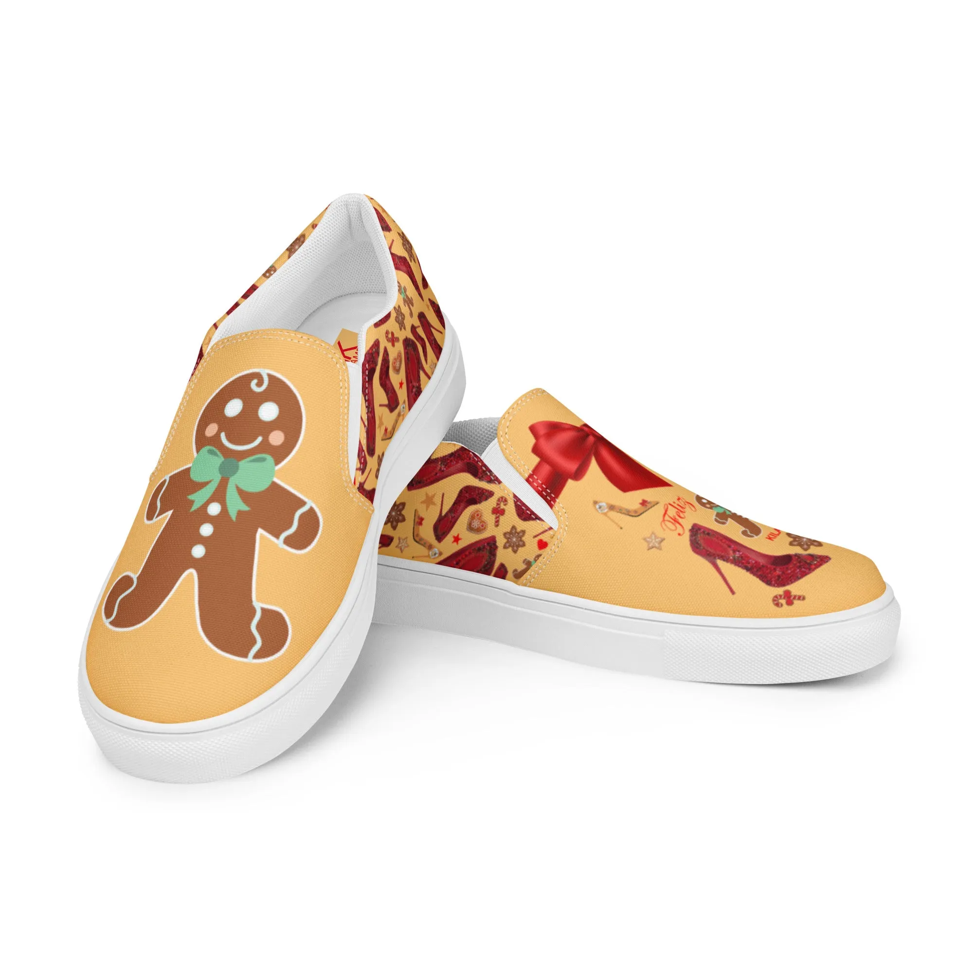 Women’s slip-on canvas shoes 'Ginger bread'