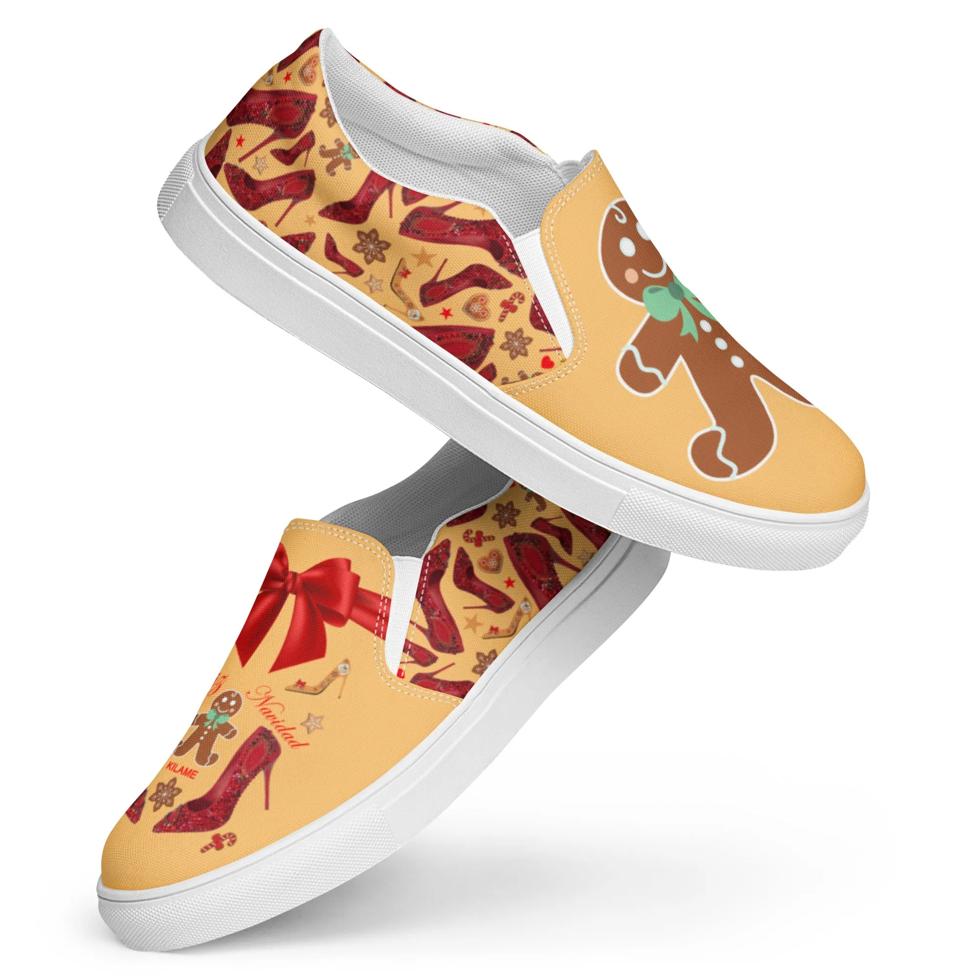 Women’s slip-on canvas shoes 'Ginger bread'