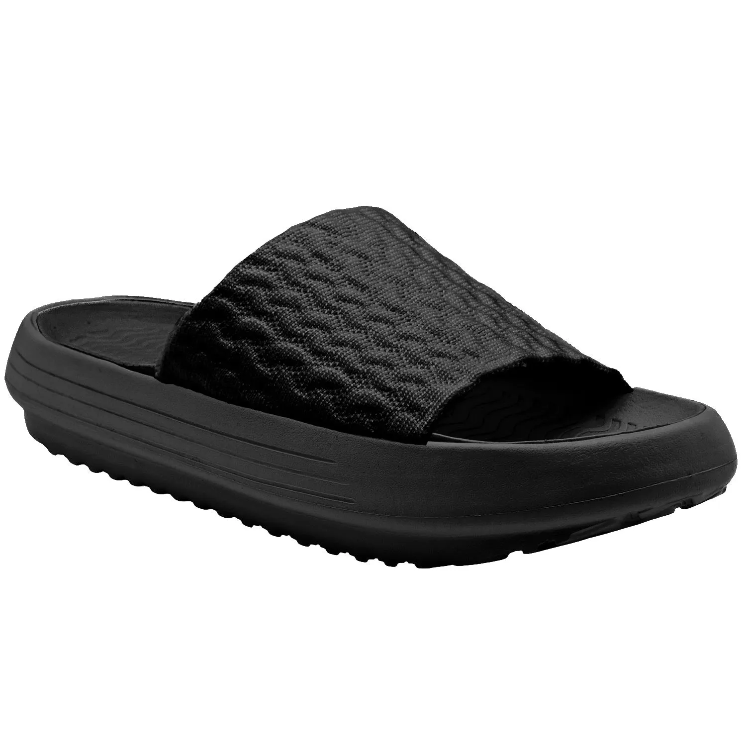Women's Woolloomooloo Camden Slide Jet Black Wool