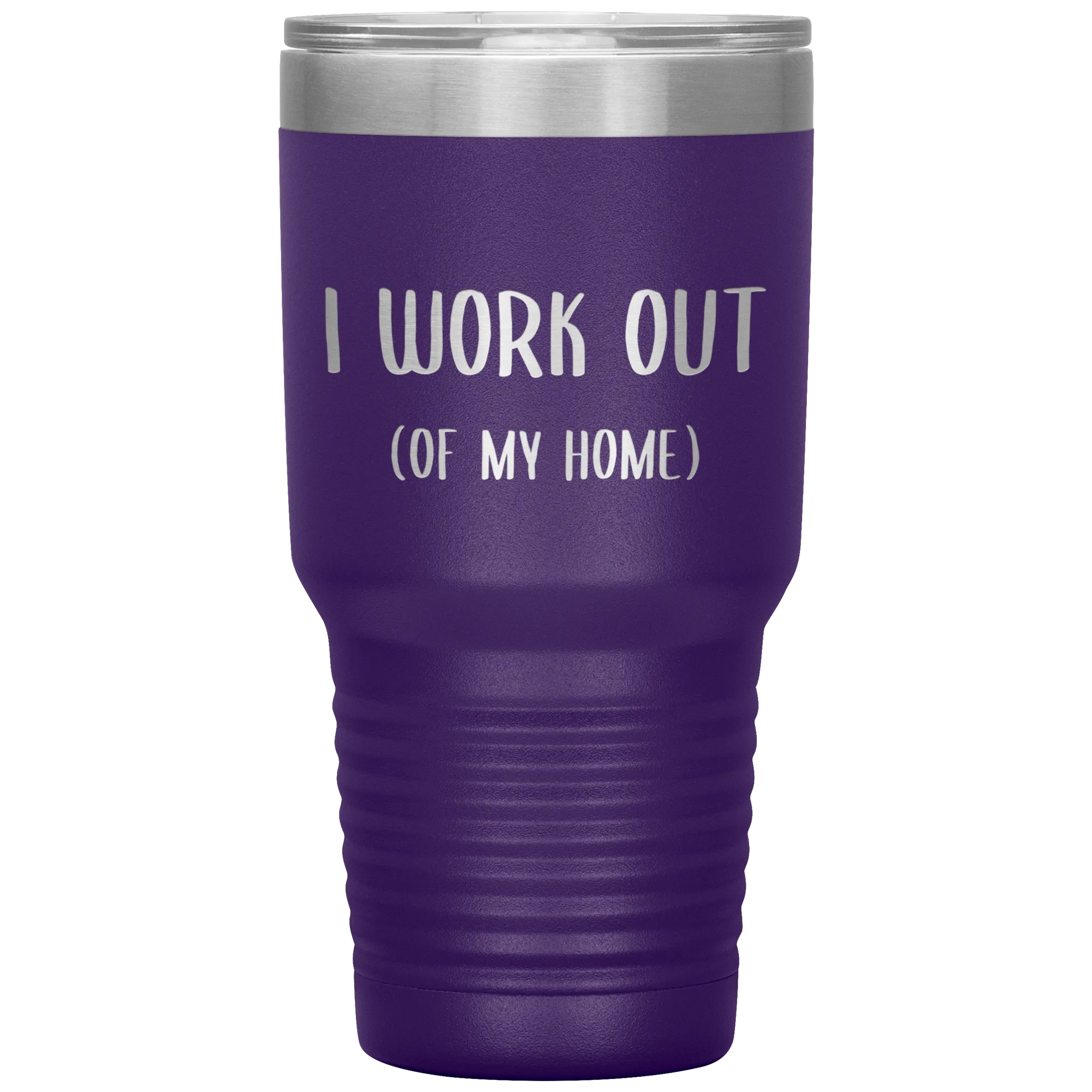 Work From Home Gift I Work Out Of My Home Office Entrepreneur WAHM Life WFH Tumbler Insulated Travel Coffee Cup BPA Free