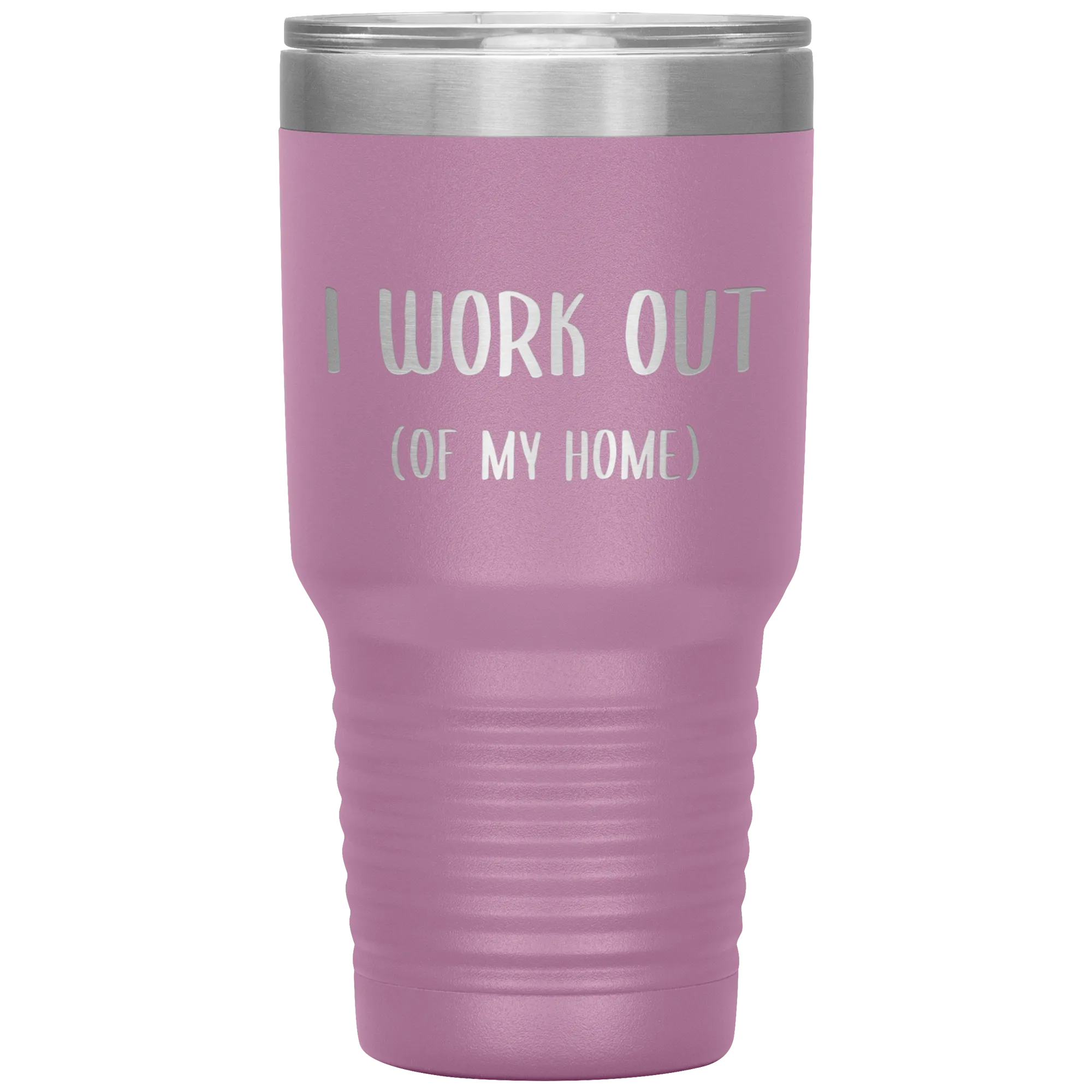 Work From Home Gift I Work Out Of My Home Office Entrepreneur WAHM Life WFH Tumbler Insulated Travel Coffee Cup BPA Free