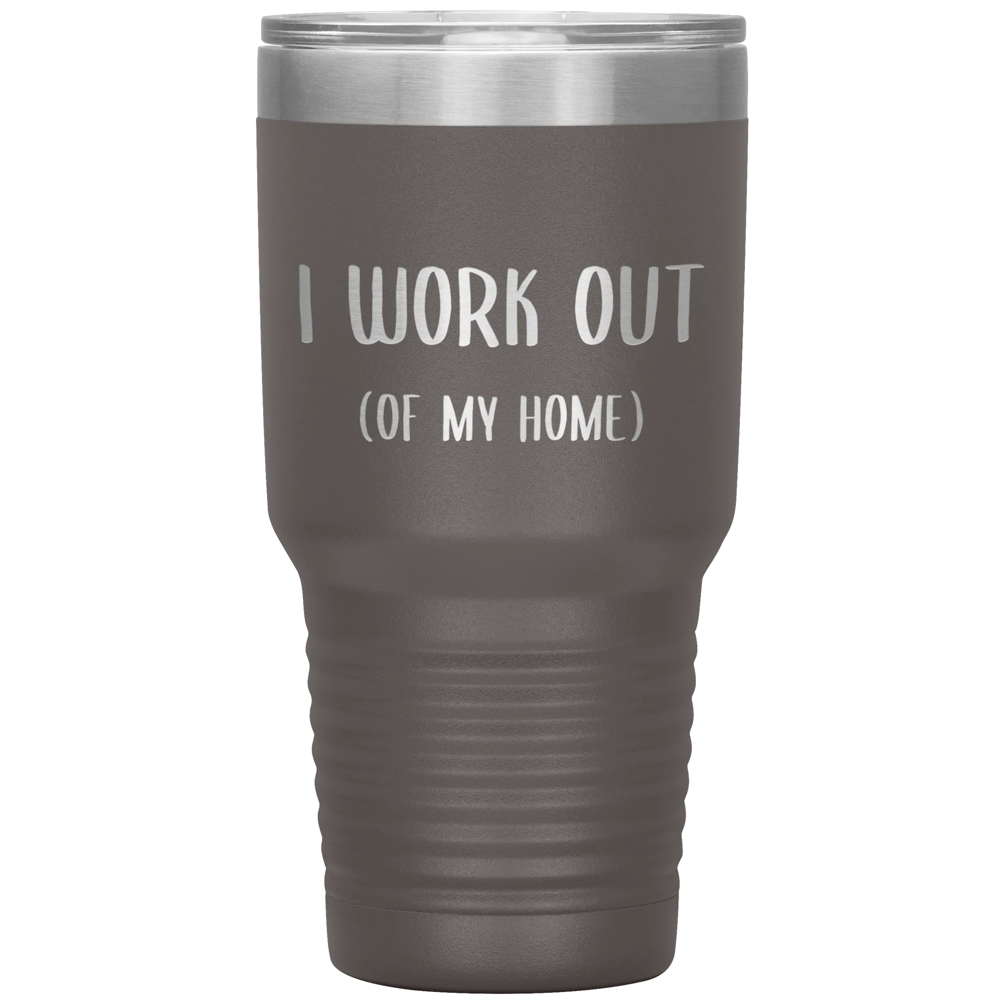 Work From Home Gift I Work Out Of My Home Office Entrepreneur WAHM Life WFH Tumbler Insulated Travel Coffee Cup BPA Free