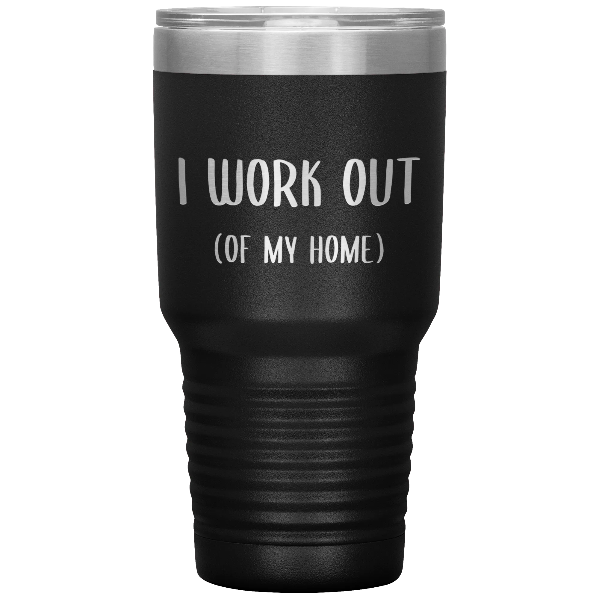 Work From Home Gift I Work Out Of My Home Office Entrepreneur WAHM Life WFH Tumbler Insulated Travel Coffee Cup BPA Free