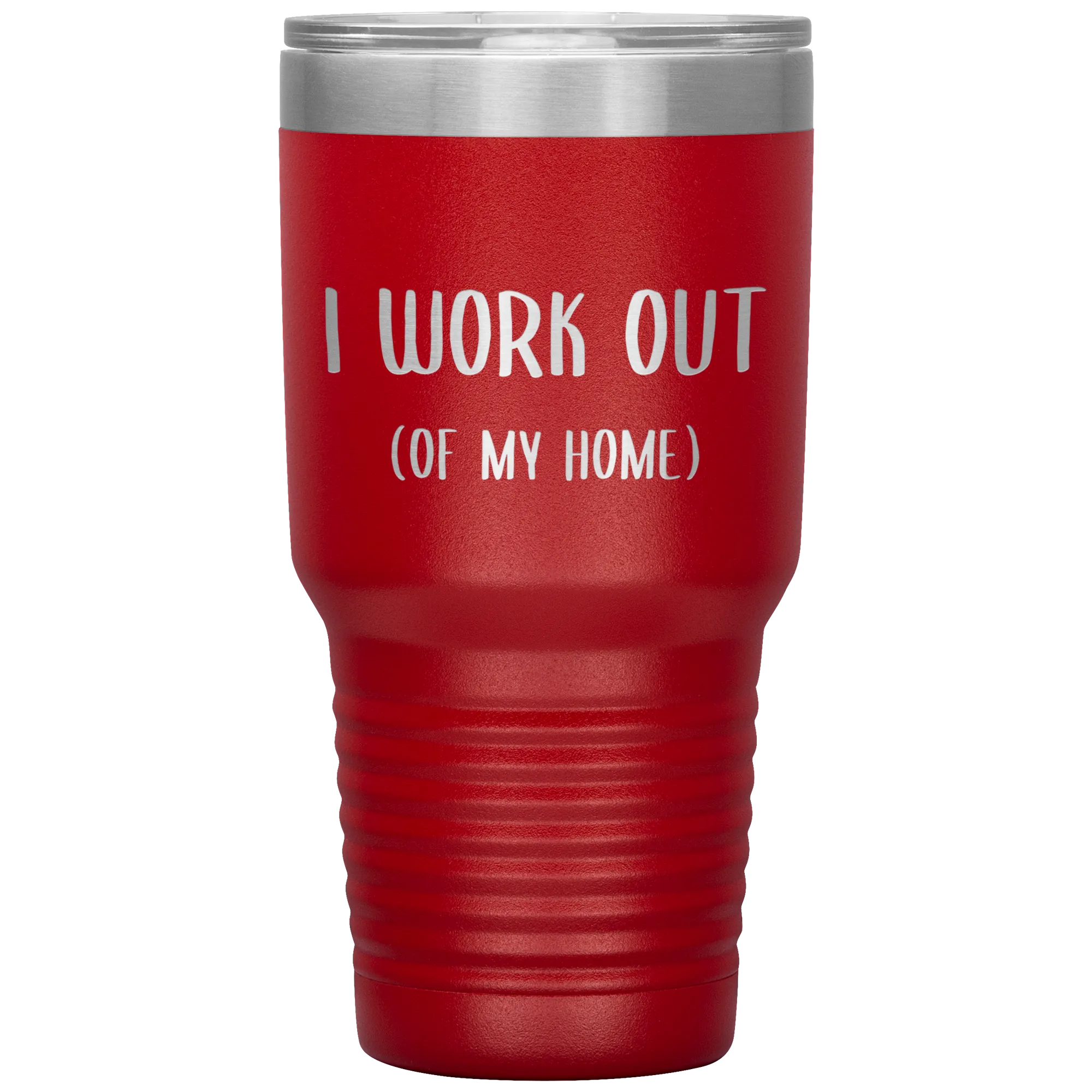 Work From Home Gift I Work Out Of My Home Office Entrepreneur WAHM Life WFH Tumbler Insulated Travel Coffee Cup BPA Free