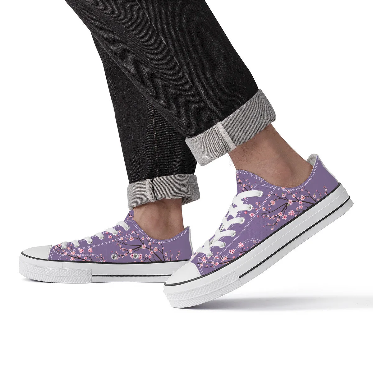 Wysteria Sakura Classic Low Top Canvas Shoes