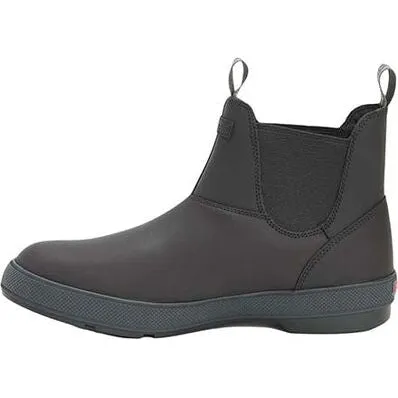 Xtratuf Men's Legacy Waterproof Slip Resist Leather Chelsea Boot -Black- LCM000