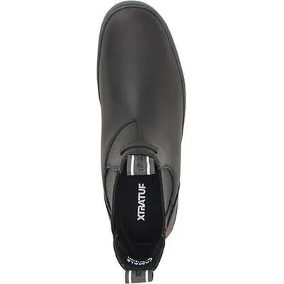 Xtratuf Men's Legacy Waterproof Slip Resist Leather Chelsea Boot -Black- LCM000