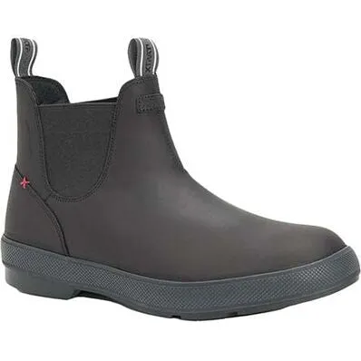 Xtratuf Men's Legacy Waterproof Slip Resist Leather Chelsea Boot -Black- LCM000