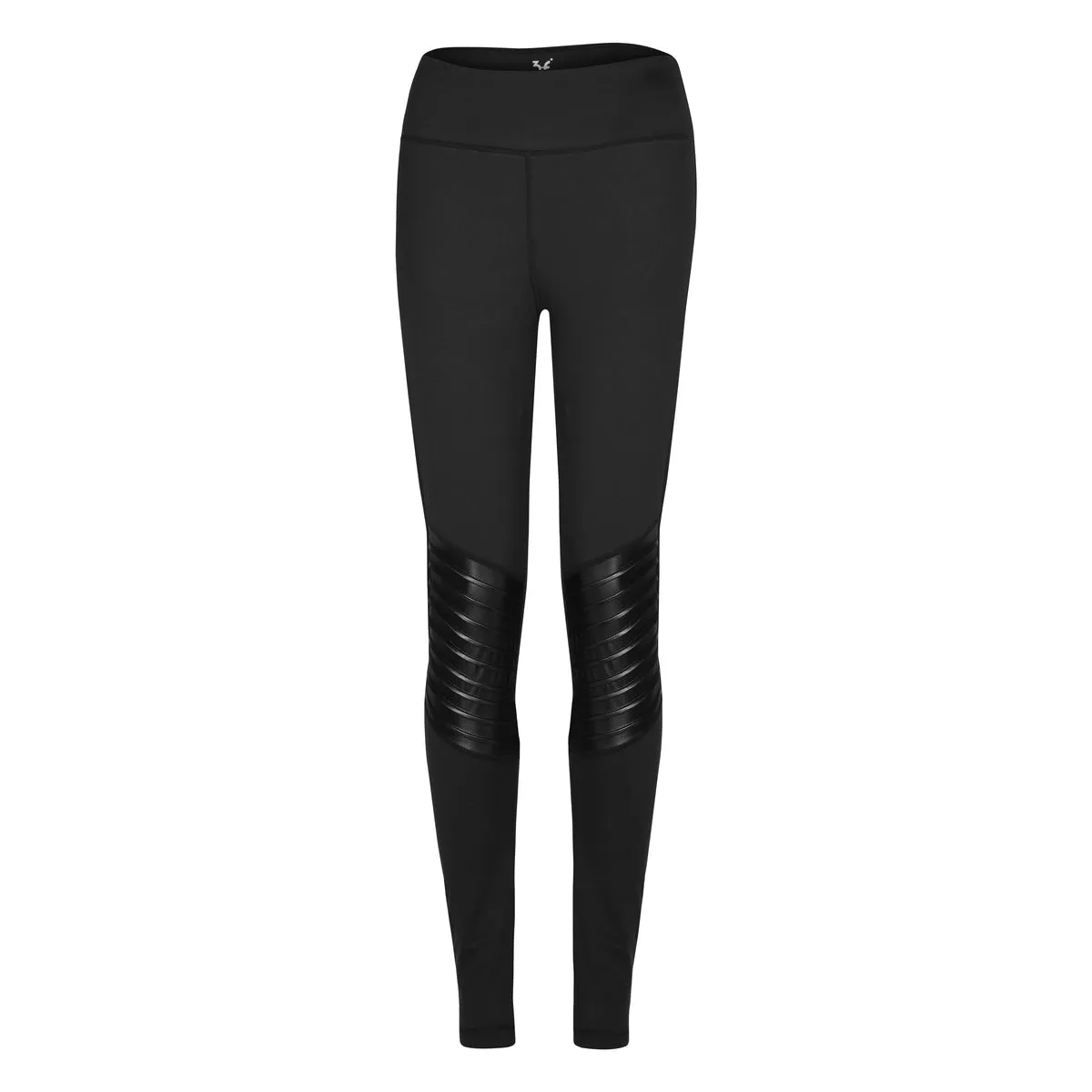 Your workout legging "Femke" with faux leather scrunches