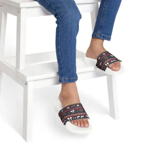 Youth Pu Slide Christmas Sandal for Festive Fun